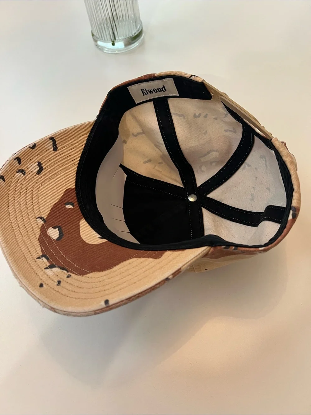 Elwood Camo Distressed Hat